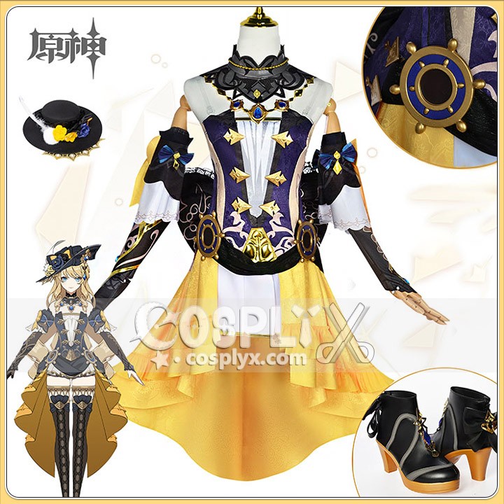 原神げんしん genshin ナヴィア-Navia コスプレ衣装 豪華版