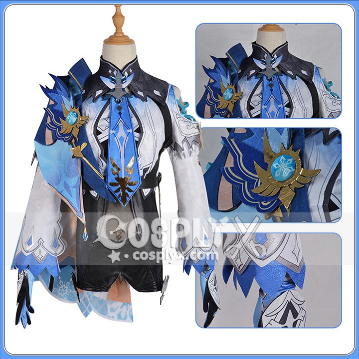 原神 げんしん Eula エウルア コスプレ衣装 cosplay仮装イベント ステージ服
