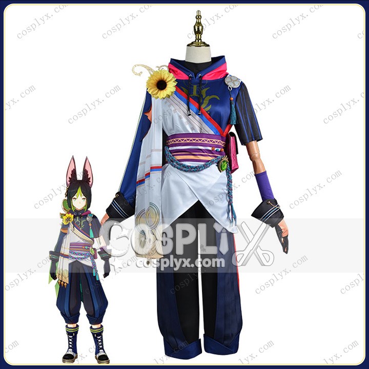 原神げんしん ティナリ-Tighnari (浅蔚軽行)コスプレ衣装