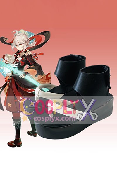 原神 かえではら かずは-楓原 万葉 コスプレ靴 コスプレブーツ 