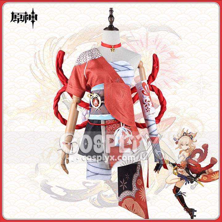 原神 げんしん genshin 稲妻 宵宮 よいみや メイド　コスプレ 衣装