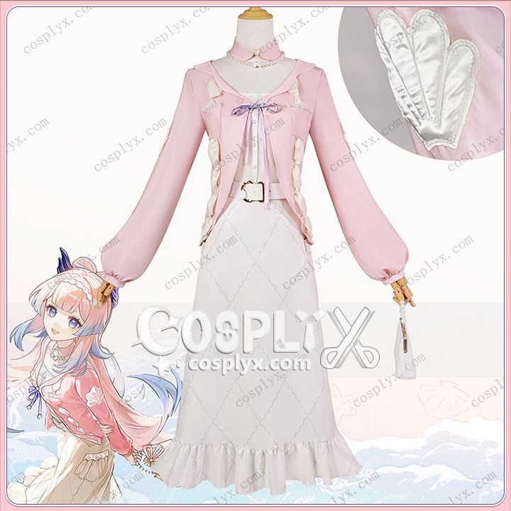 原神げんしん 洄游珊海 コラボ私服 コスプレ服 珊瑚宮心海 コラボ シ原