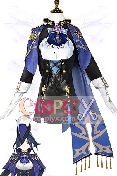 原神 げんしん フォンテーヌ クロリンデ-Clorinde 克洛琳德 コスプレ衣装