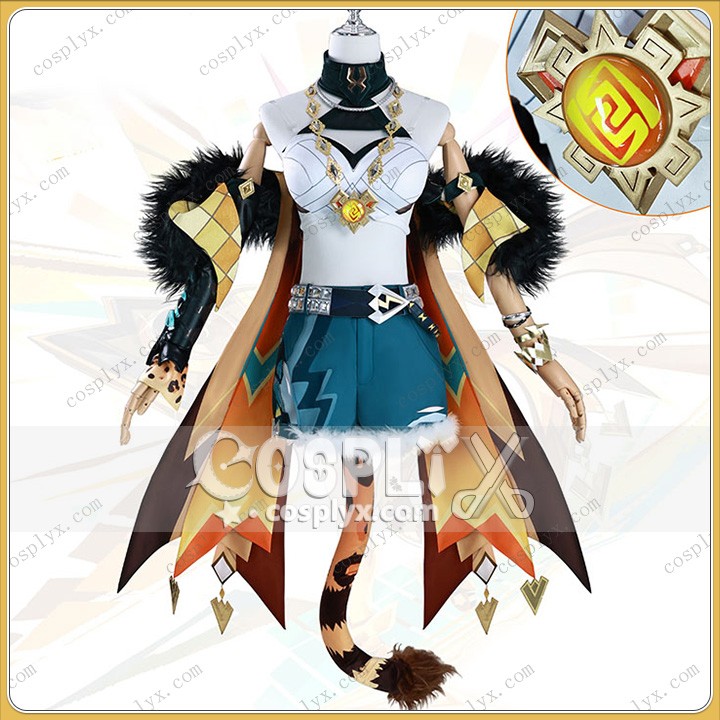 原神 げんしん genshin ナタ シロネン Xilonen コスプレ衣装 日常服