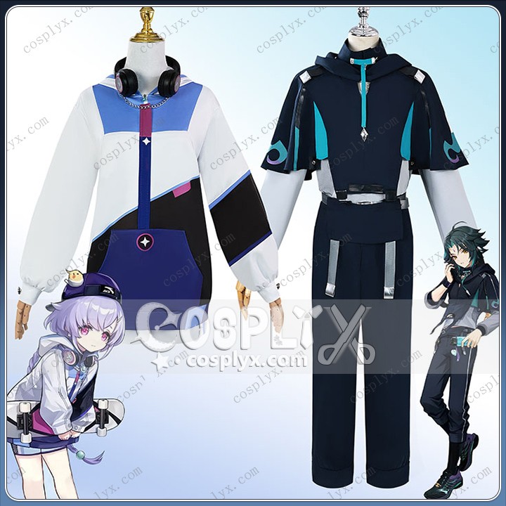 原神 げんしん ANTAコラボ 魈（しょう） 七七（なな） コスプレ服