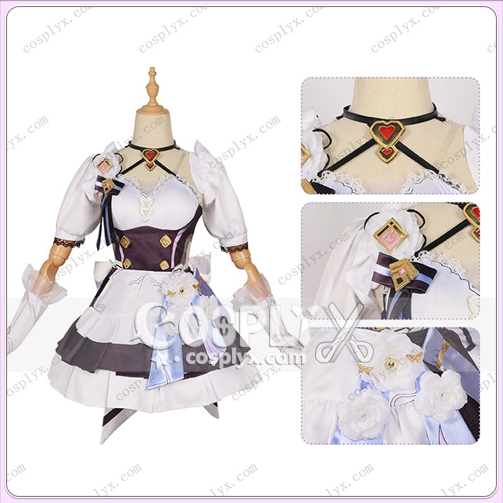 ピンク メイド ワンピース