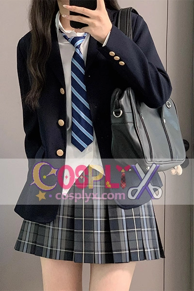 春秋ブレザー 女子 中学生 高校生 スクールブレザー 入学式 スーツ チェックスカート 学生制服 卒業式服
