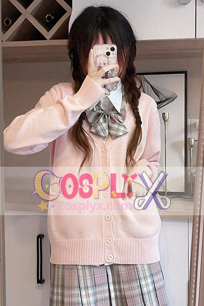 オリジナル JK 制服セーターカーディガンジャケット女性 オリジナル日本ジャケット制服