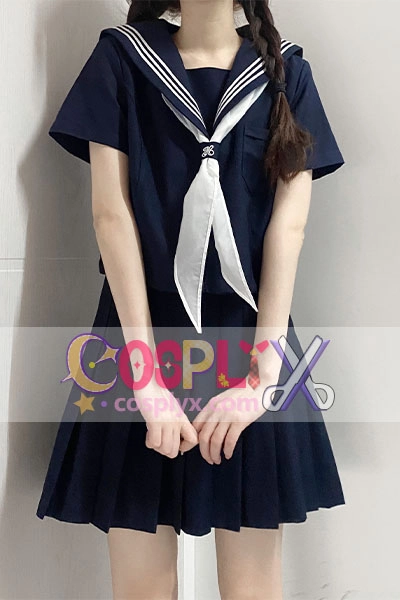 本格JK制服スカートセット、オリジナルホワイト3冊セットベーシックスタイル、和風プレッピースタイル、セーラー服プリーツスカート 制服セット