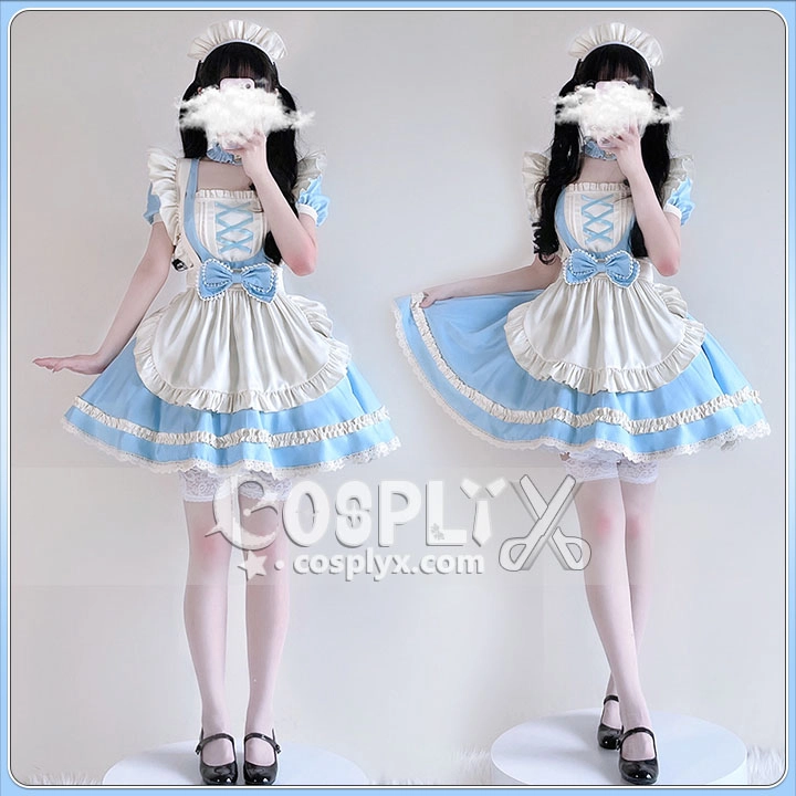 ロリータ メイド服 ワンピース