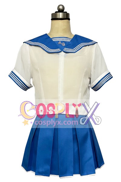 白色セーラー服 青色セーラー服 