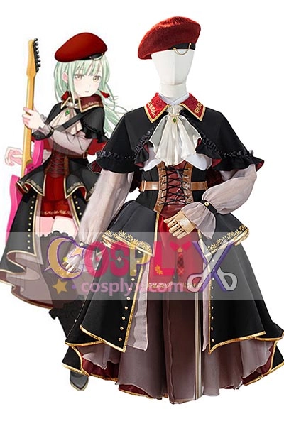 Bang Dream 若葉睦　コスプレ衣装 