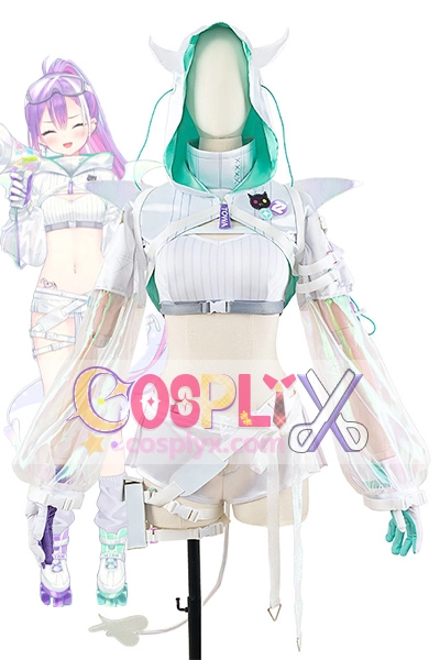 VTuber 常闇トワ 白衣装 コスプレ衣装