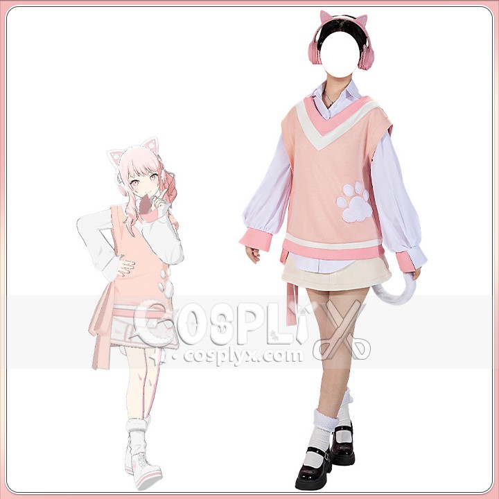 cute white kitty 暁山瑞希 衣装