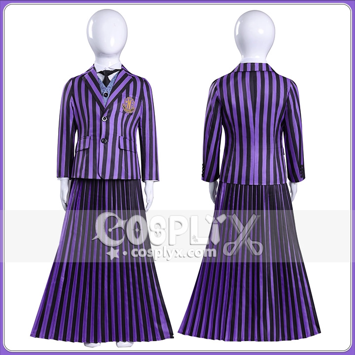 ウェンズデー パープル 学園制服