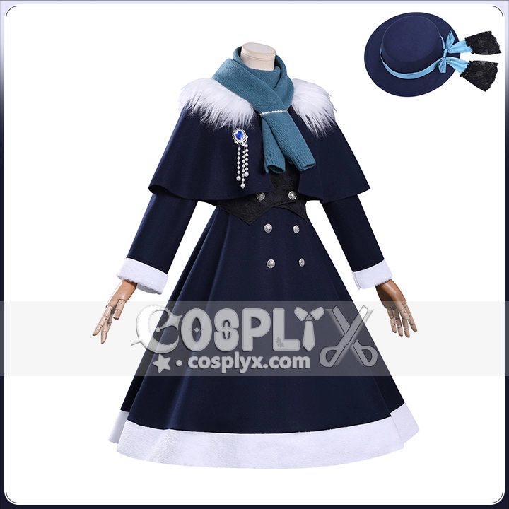 毛皮付きマント コスチューム