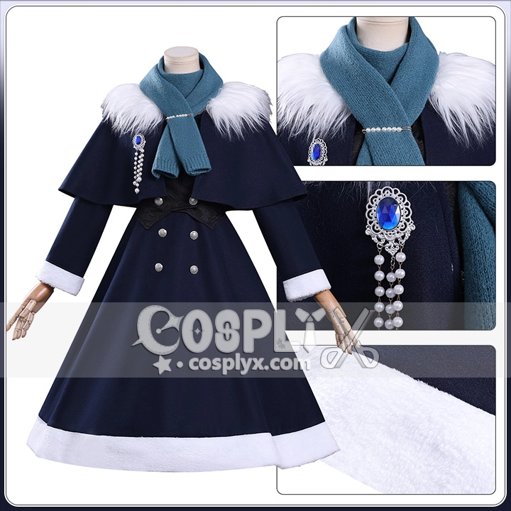 毛皮付きマント コスプレ