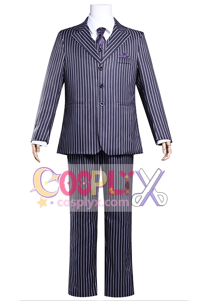 ウェンズデー・アダムス ゴメス風ストライプスーツ