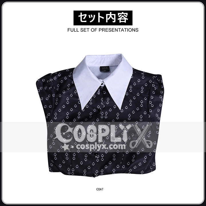 ウェンズデー ワンピース 花柄 コスプレ衣装