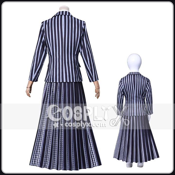 ウェンズデー グレー制服 ハロウィン 仮装 衣装