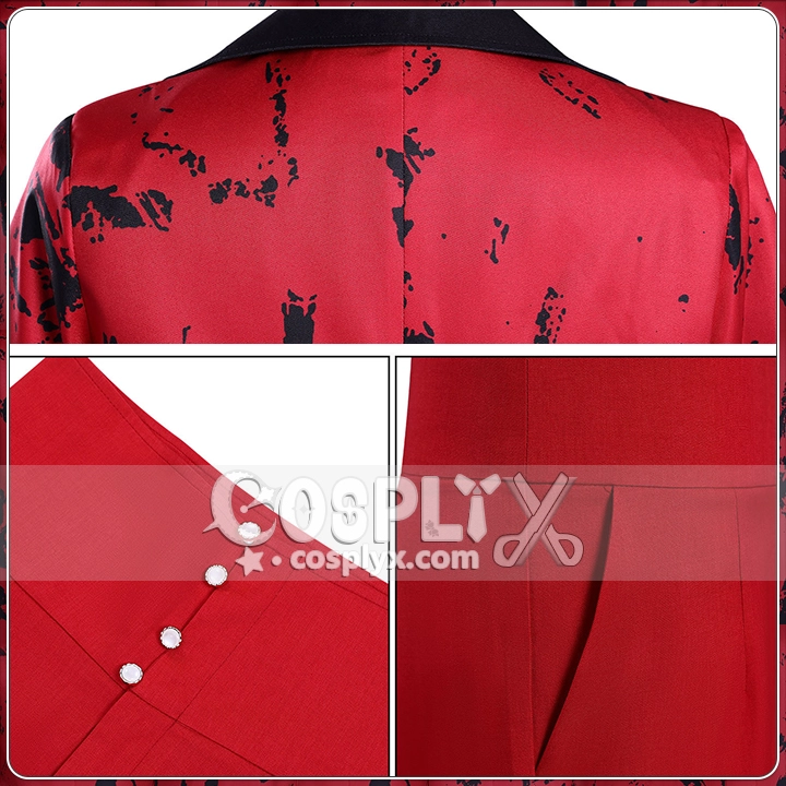 アダムス・ファミリー 赤い制服 コスプレ衣装
