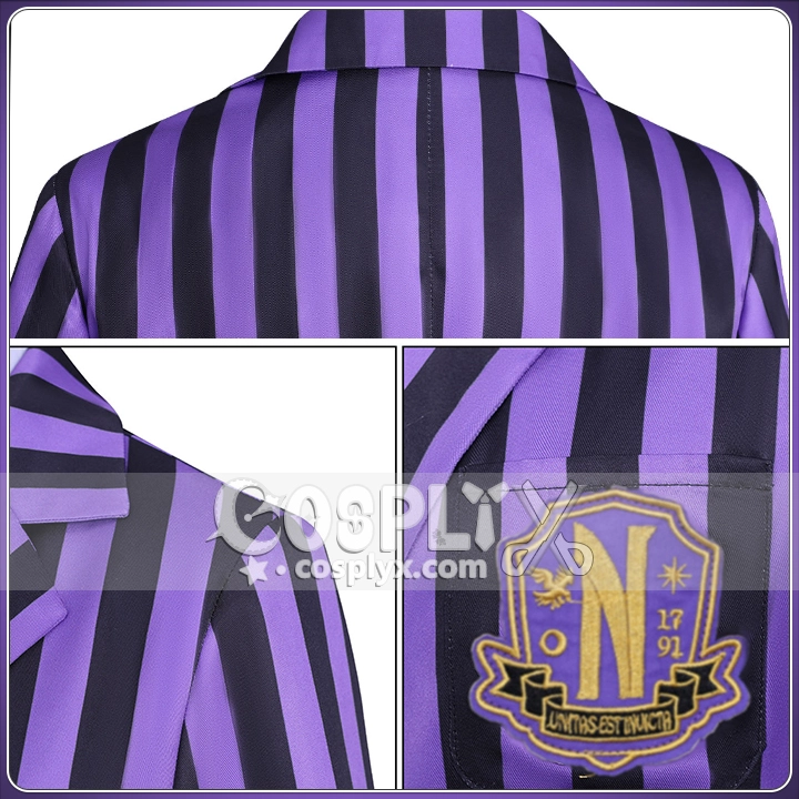 PTパープル ウェンズデー コスチューム