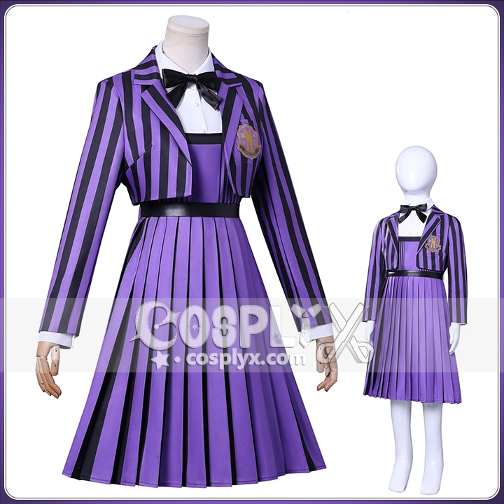 イーニッド・シンクレア パープル 学園制服 コスプレ
