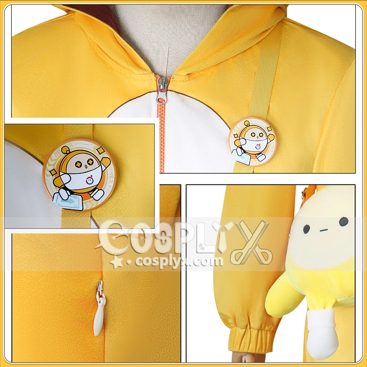 Eggy Party 卵小黄親友 cos 幸運児 黄色連体服