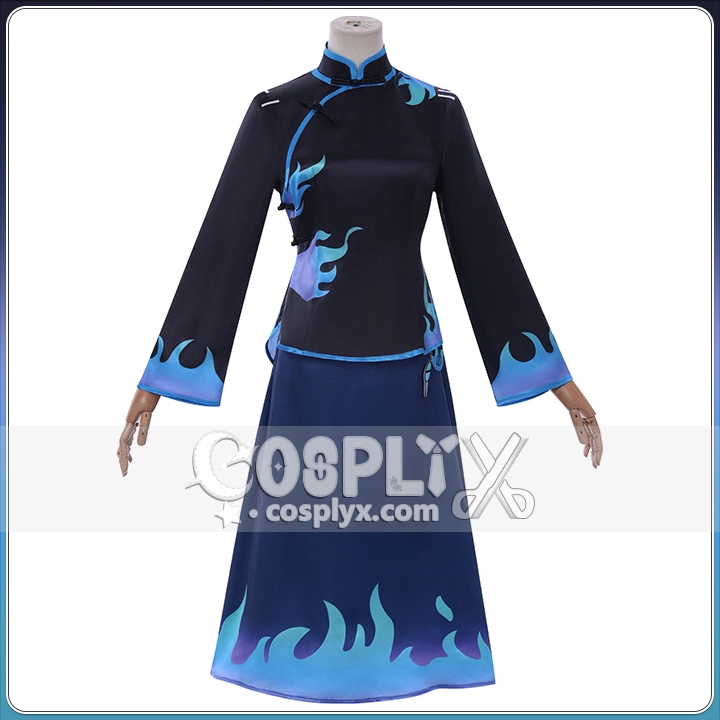 IdentityV 第五人格 骨董商 Qi Shiyi 藍花火風 コスプレ衣装