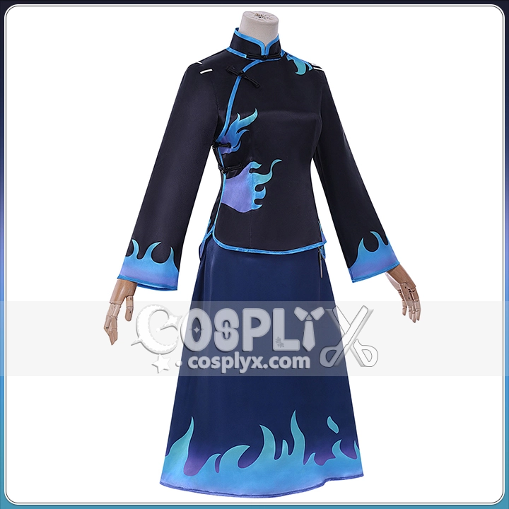 IdentityV Qi Shiyi コスプレ衣装 藍花火風