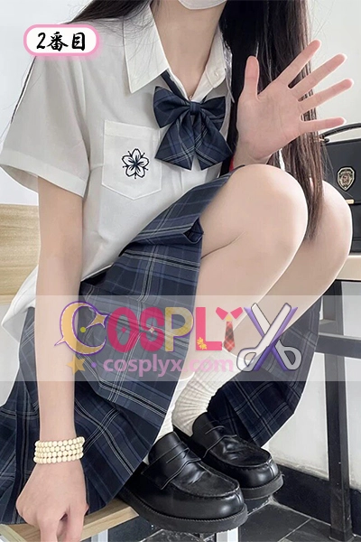 JK制服 セット 夏 半袖 学院風 プリーツスカート 学生風 コスチューム 制服セット