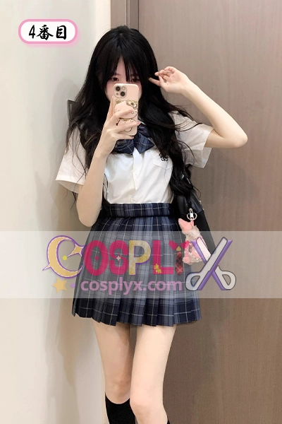JK制服 セット 夏 半袖 学院風 プリーツスカート 学生風 コスチューム 制服セット
