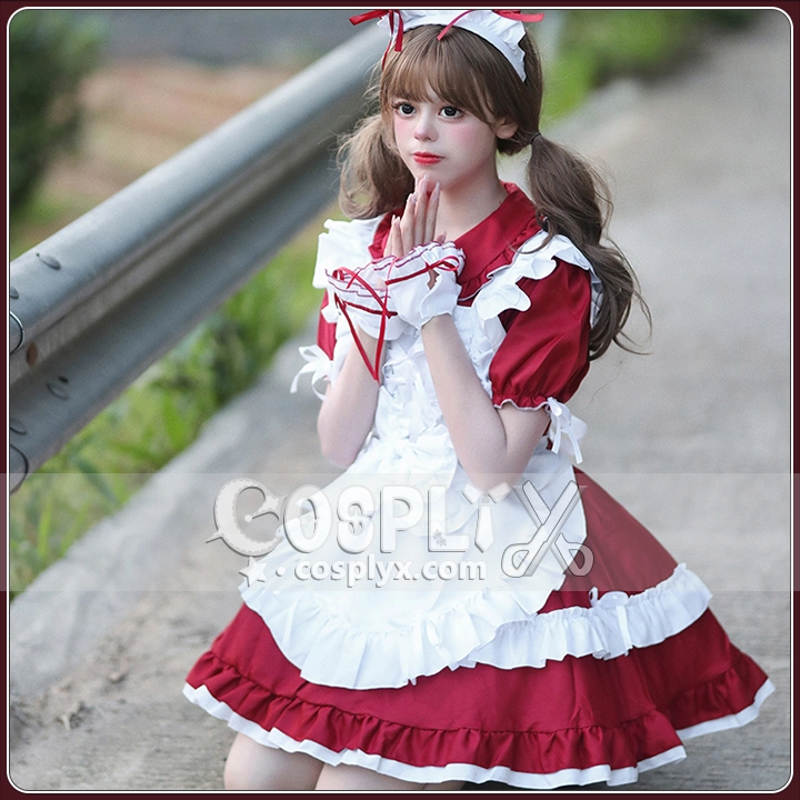 萌えメイド服 秋葉原風 コスプレ衣装