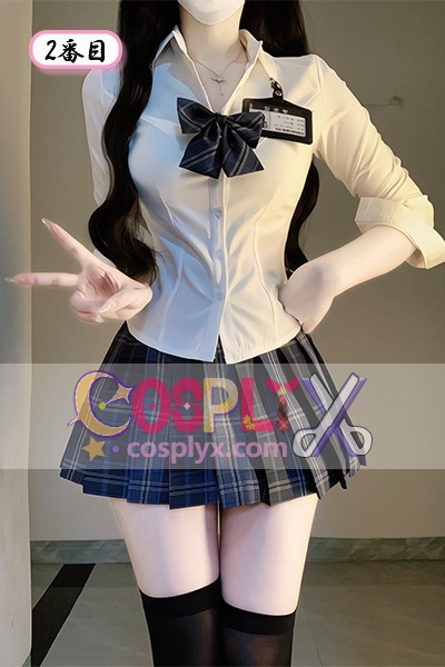 JK制服 セット 39cm プリーツスカート 学院風 ハイウエスト ウエストシェイプ 制服 コスチューム