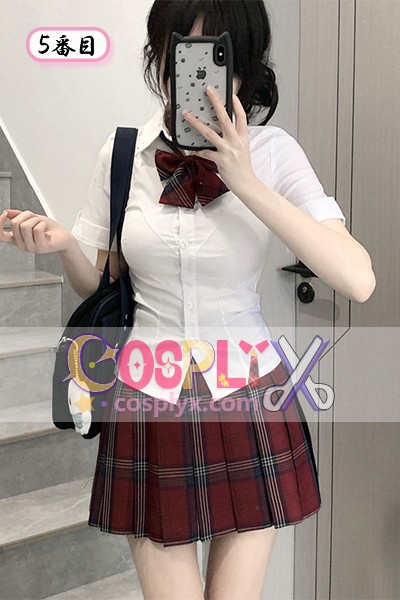 JK制服 セット 39cm プリーツスカート 学院風 ハイウエスト ウエストシェイプ 制服 コスチューム