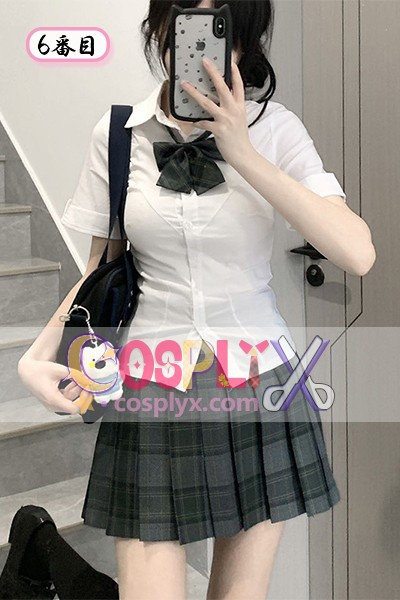 JK制服 セット 39cm プリーツスカート 学院風 ハイウエスト ウエストシェイプ 制服 コスチューム