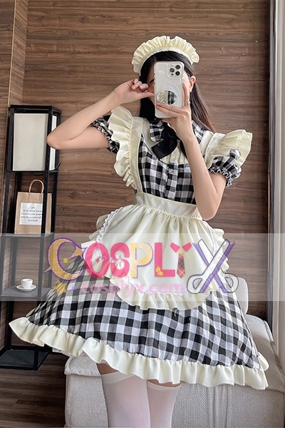 和風ロリータメイド服