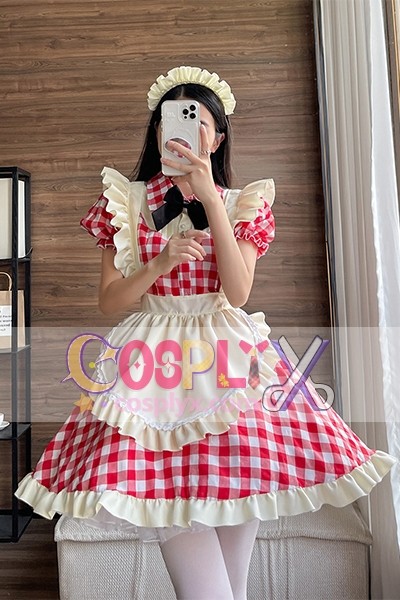 和風ロリータメイド服