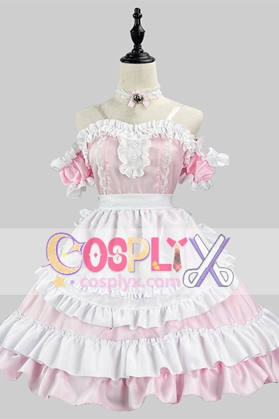 カフェの店員さんになりきれる♪ セクシーで可愛いロリータメイド服