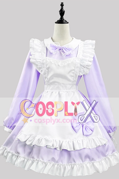 日系黒白メイド服