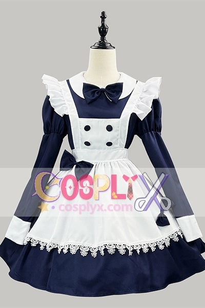 ハロウィン新作 アリス風ロングメイド服