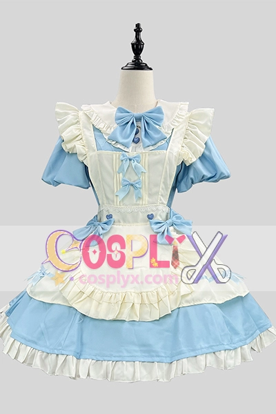 フレンチ ロリータ ワンピース メイド服
