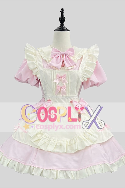 フレンチ ロリータ ワンピース メイド服