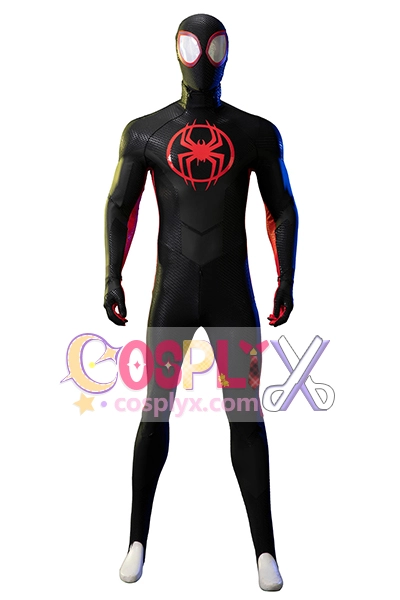 スパイダーマン: スパイダーバース マイルス・モラレス ジャンプスーツ コスプレ衣装 cosplay 
